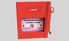 acionador de alarme de incendio